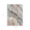 Homeroots 10' X 14' Silver And Copper Abstract Washable Indoor Outdoor Area Rug 618435 - alternate 9