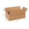 Zoro Select 12 in x 6 in x 4 in Shipping Box, Kraft, Corrugate, Single Wall, 32 ECT 11R198 - alternate 2