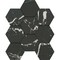 Emser Tile Elegan Series Porcelain Mosaic Tile, 11 in L Tile, 10 in W Tile, Pressed Edge, Nero, 20PK W95ELEGNE1011MH4M - alternate 1
