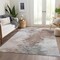 Homeroots 8' X 10' Brown Ivory And Gray Abstract Washable Indoor Outdoor Area Rug 617410 - alternate 5