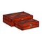 Homeroots Set of Two Brown Solid Wood Box With Lid, 2PK 489371 - alternate 6