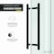 Anzzi 60in x 76in Frameless Shower Door with Sliding in Matte Black with Tsunami Tempered Clear Glass SD-FRLS06102MB - alternate 12
