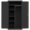Sandusky Lee Medium Duty Welded Steel Combination Cabinet, 36x18x72, Black CAC1361872-09 - alternate 1