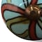 Homeroots Set of Twelve Turquoise And Red Geometric Ceramic Drawer Pull Knobs, 12PK 332351 - alternate 7