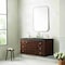 James Martin Vanities Amberly 48'' S Vanity, Mid-Century Walnut w/ Parisien Bleu Top w/FreePower Wireless Charger 670-V48-WLT-FPBL - alternate 10