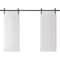 Sartodoors Double Barn Door 48 x 80 inches, BASIC 9111 White, 13FT Rail Track Set, Solid Panel Interior Door BASIC9111DB-B-SKIN-48 - alternate 1