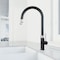 Vigo Bristol Single Handle Pull-Down Sprayer Kitchen Faucet in Stainless Steel and Matte Black VG02033STMB - alternate 7