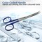 A2Z Scilab IRIS Scissors 4.5 inches Stainless Steel Curved Blades Lab Shears with Color Handle A2Z-ZR1139 - alternate 4