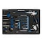 Capri Tools 2-Way Air Blow Gun Ultimate Kit with Nozzles and Rubber Tips. 19-Piece CP21089-19MT - alternate 1