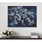 Homeroots 24" x 32" Navy Blue Watercolor Midnight Bird Rendezvous Canvas Wall Art 398939 - alternate 4