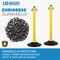 Us Weight ChainBoss Outdoor/Indoor Stanchion with 10 ft of Black Plastic Chain - Fillable Base, 6PK U2204PK6 - alternate 5