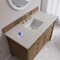 James Martin Vanities Brittany 48" Single Vanity, Pecan w/ 3 CM Siberian Silestone Top w/FreePower Wireless Charger 655-V48-PCN-FSFR - alternate 8