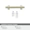 Amerock Davenport 3 in 76 mm Center-to-Center Golden Champagne Cabinet Pull BP36600BBZ - alternate 5
