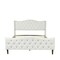Homeroots Beige Tufted Upholstery King Bed Frame 568241 - alternate 6