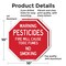 Signmission Warning Pesticides Fire Will Cause, 10 inch X 10 inch, Aluminum Metal Signs, 2PK OC-A-2PACK-10-341 - alternate 4