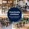Flash Furniture HERCULES Black Ladder Back Metal Restaurant Counter Stool - Mahogany Wood Seat XU-DG697BLAD-24-MAHW-GG - alternate 8