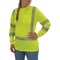 Ergodyne M Lime Class 3 Hi-Vis Long Sleeve Shirt Womens 8387 - alternate 1