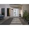 Vdomdoors Front Exterior Prehung FiberGlass Door Frosted Glass / Manux 8552 White Silk / Sidelight Exterior W MANUX8552EXD-WS-W36+14 x H80-RH - alternate 6