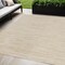 Homeroots 5' X 7' Ivory And Gold Abstract Indoor Outdoor Area Rug 572639 - alternate 1