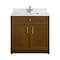 James Martin Vanities Bellshire 36" Sgl Vanity, Honey Oak w/Sgl Hole 3 CM White Zeus Silestone Top and Matching Backsplash 660-V36-HNO-1WZ - alternate 8