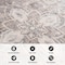 World Rug Gallery Beige Floral Medallion Washable Rug - Low Pile, Non-Slip 2 ft x 3 ft WR174BEIGE2X3 - alternate 5