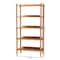 Baxton Studio Lucera Bobbin Display Shelf, Oak Brown 271-14759-ZORO - alternate 6