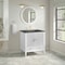James Martin Vanities Myrrin 30" Single Vanity, Bright White w/ 3 CM Parisien Bleu Silestone Top 485-V30-BW-3PBL - alternate 9
