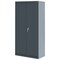Sandusky Lee Combo Wardrobe Storage Cabinet, 72 in H, 36 in W, 24 in D, Swing, Keyed, Dark Gray, 4 Shelves CAC1362472-02 - alternate 7