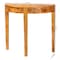 Bali & Pari Jihan Modern and Contemporary Natural Real Burl Wood Half-Moon Console Table 253-14027-ZORO - alternate 8