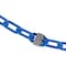 Mr. Chain 2" x 25' Sky Blue Reflective Plastic Safety Chain 52024-25 - alternate 1