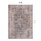 World Rug Gallery Charcoal Flatweave Rug - Traditional Pattern, Washable and Easy to Maintain 5 ft x 7 ft WR172CHARCOAL5X7 - alternate 7