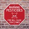Signmission Warning Pesticides Fire Will Cause, 10 inch X 10 inch, Aluminum Metal Signs, 2PK OC-A-2PACK-10-340 - alternate 5