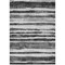 Homeroots 5' X 8' Charcoal And Gray Striped Washable Indoor Outdoor Area Rug 605892 - alternate 6