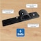 Grizzly Supply Adhesive Hook and Loop Strip, 4 in L, 1 in W, Hook and Loop Connection, Black, 6PK GS-HLAS4x1-0 - alternate 9