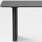 Homeroots 67" Black Solid Wood Double Pedestal Base Square Dining Table 721129 - alternate 4
