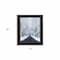 Homeroots All Roads lead Home winter lane Black Framed Print Wall Art 404988 - alternate 5