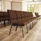Flash Furniture Brown Fabric Church Chair, PK4 4-FD-CH02185-GV-10355-BAS-GG - alternate 10