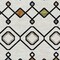 Homeroots 9' X 12' Ivory Red And Gray Geometric Washable Indoor Outdoor Area Rug 612188 - alternate 7