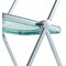 Leisuremod Lawrence Acrylic Folding Chair with Metal Frame, Jade Green LF19G - alternate 9