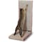 Simple Deluxe Fluffydream Cat Scratcher with Cat Toys Ball Track, Build-in Ball, L-Shaped Scratcher, Cardboard Lo PTFURNSCRATPADL01WOOD - alternate 1