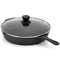 Megachef 12 Inch Pre-Seasoned Cast Iron Skillet with Tempered Glass Lid MCCI-7756CI - alternate 8