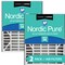 Nordic Pure 20x25x5 Plus Carbon Pleated Air Filter, High Capacity, MERV 14, 2 PK 20x25x5ABM14+C-2 - alternate 1