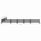 Factory 2U Commercial Patio Black Aluminum Bar Restaurant Fence Kit, 40ft L, 34in H, Flexible Layout, Powdercoat w/ UV Topcoat 805673 - alternate 5