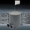 Hubbell Wiring Floor and Wall Boxes, Residential Floor Box Kit, Drop-In, PVC Cover Only RF400 - alternate 4