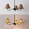 Jonathan Y Grady 27" 3-Light Coastal Farmhouse Adjustable Swooping Arm Metal w/Hand-Woven Rattan Shades LED Cha JYL9559C - alternate 8