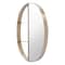 Homeroots 34" Bronze Oval Steel Framed Accent Mirror 391644 - alternate 3