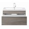 Cutler Trough Collection 24 in Wall Mount Modern Bathroom Vanity - Dorato FV-TR-DORATO24 - alternate 5