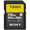 Sony Pro TOUGH SF-G128T 128 GB Class 10/UHS-II (U3) V90 SDXC - 1 - 300 MB/s Read - 299 MB/s Write SFG128T/T1 - alternate 1