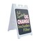Signmission Oil Change, A-Frame & 2 Decals Installed, Heavy-Duty Plastic Frame SBHD-D-2436-30406 - alternate 1