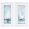 Homeroots 15" X 27" White Frame Soft Sail, Set Of 2, 2PK 365392 - alternate 1